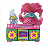 17 inch Trolls World Tour Boom Box Movie Character Foil Balloon
